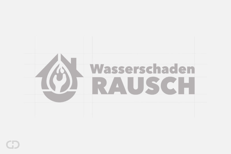 Goldwerk-WasserschadenRausch-Logogestaltung