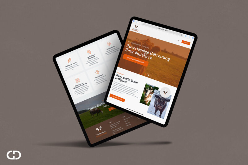 GoldwerkDesignagentur-LandtieraerztinDiel-Webseite