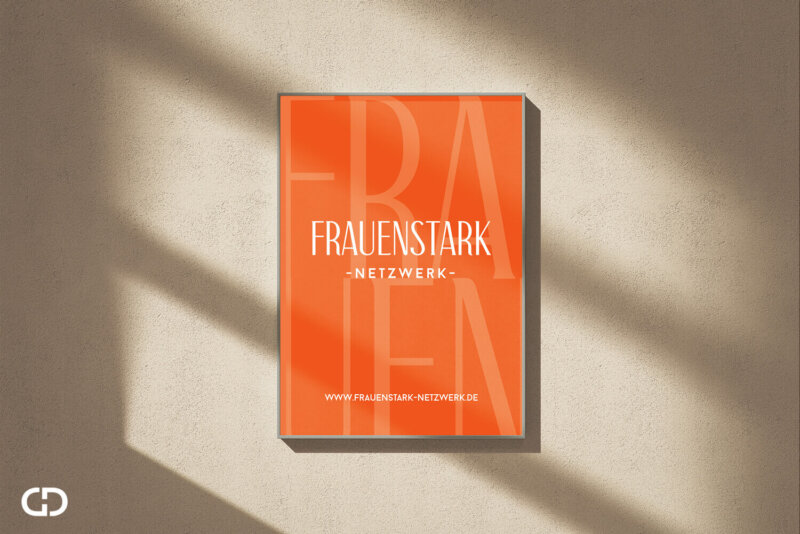 Goldwerk-Frauenstark-Plakat